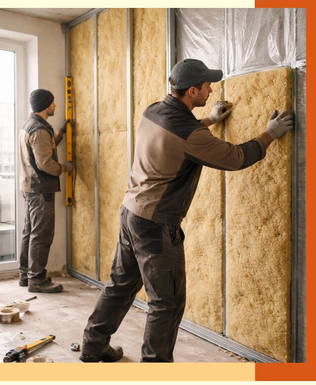 Утепление квартиры изнутри в Балаково от 4427 руб. за м2 | Проф. работы ТепломастерБлк