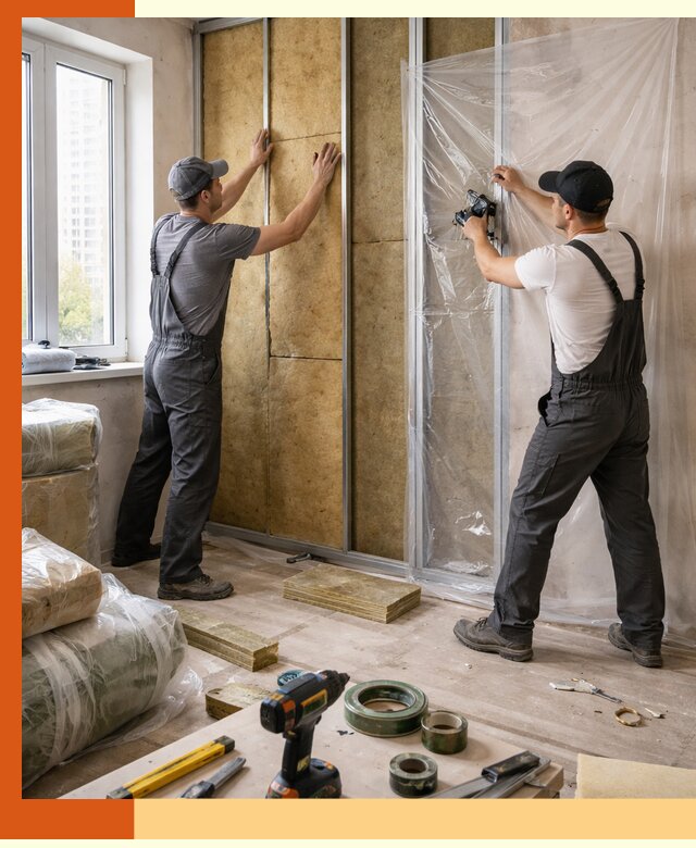 Утепление квартиры изнутри профессионально в Балаково