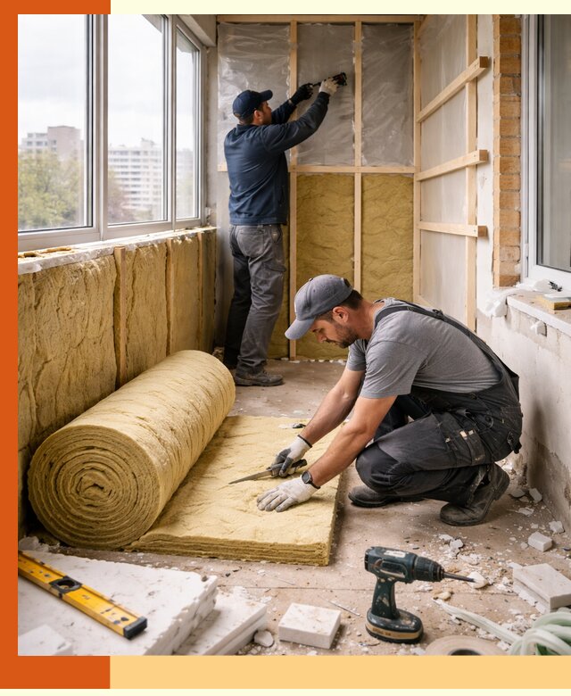 Утепление балкона под ключ в Балакове качественно и быстро