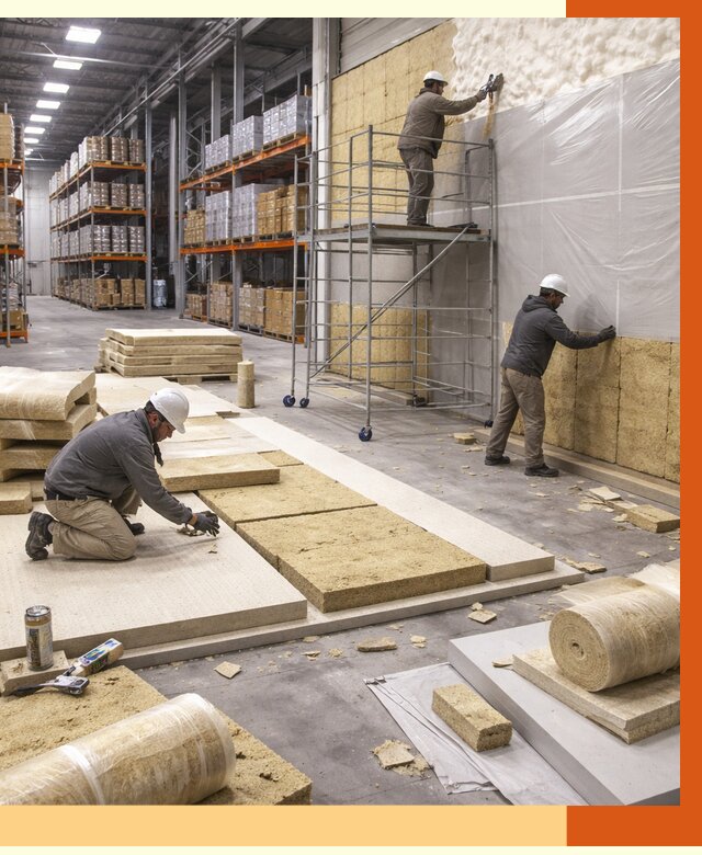 Утепление складского терминала в Балаково от 7633 руб./м² под ключ | ТепломастерБлк