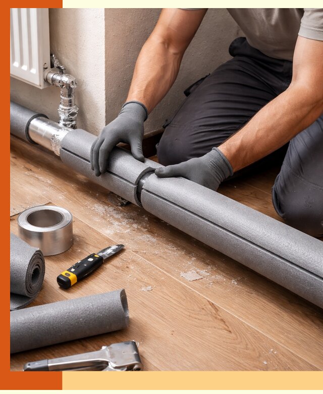 Утепление труб отопления в Балаково: теплоизоляция и защита сети