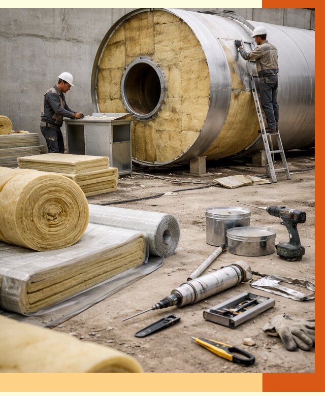 Утепление резервуара с топливом в Балаково от 27987 руб. под ключ | ТепломастерБлк