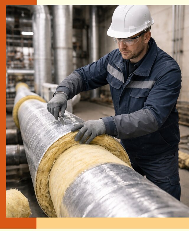 Утепление технологического оборудования и заводских установок в Балаково