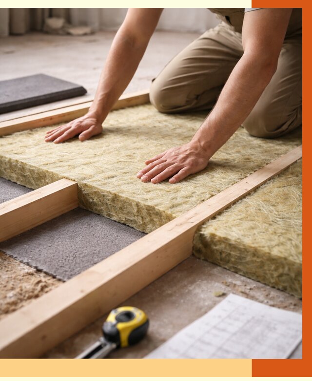 Шумоизоляция пола в Балаково от 1272 руб./м² — профессиональная звукоизоляция | ТепломастерБлк