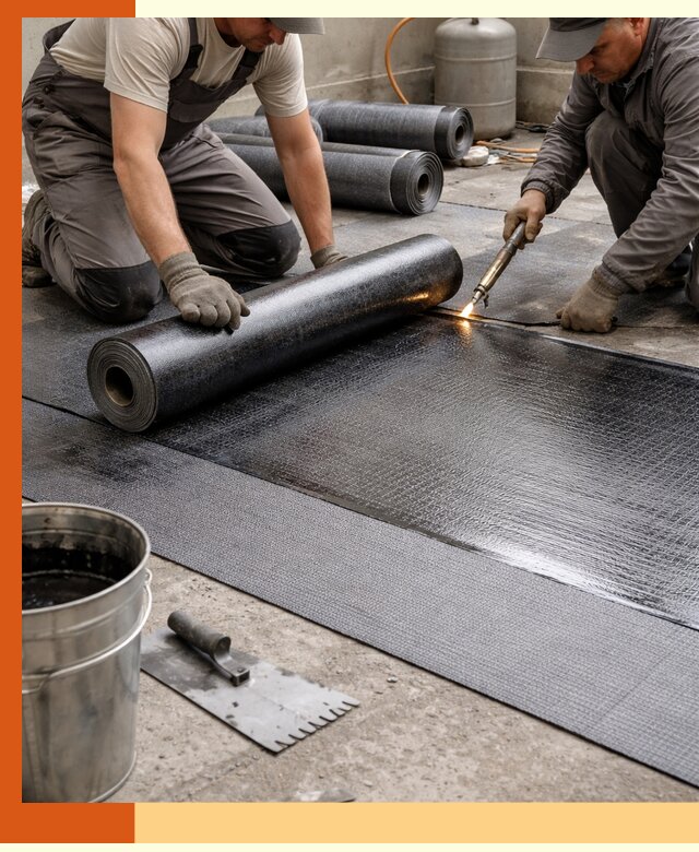 Монтаж гидроизоляционной мембраны в Балаково для зданий и конструкций