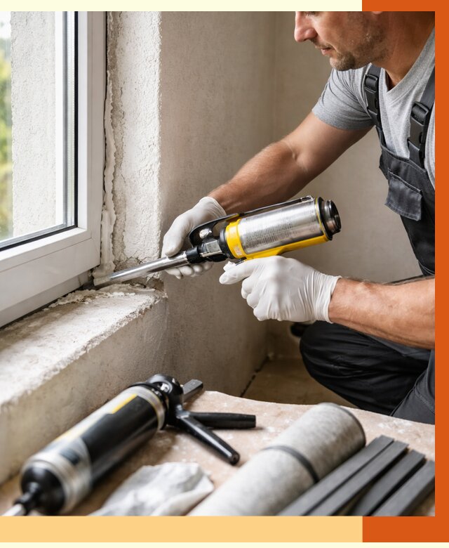 Герметизация стыков и примыканий в Балаково от 1221 руб. под ключ | ТепломастерБлк